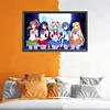 >SALE<11CT Stamped Cross Stitch Kits DIY Cartoon Printed Needlework Craft (B)