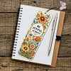 3Pcs Special Shape Flowers 5D DIY Diamond Painting Bookmark for Book Lovers
