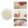 Water-soluble Embroidery Thread Beeswax Block with Box DIY Cross Stitch Wax
