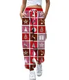 Women's Christmas Loose Casual Print Drawstring Jogger Pants