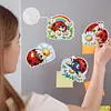 (US Local)6Pcs Ladybug Diamond Painting Fridge Magnet Diamond Art Magnets Decals Kit