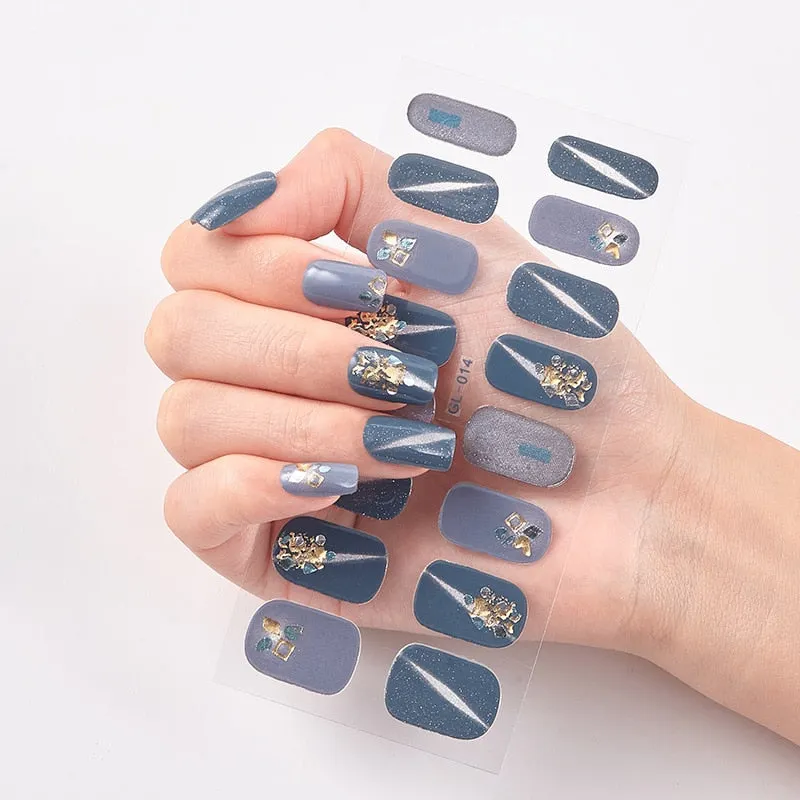 Three Sorts 0f Nail Stickers Nail Wraps DIY Full Cover Nail Stickers Novidades Designer Nail Decals Nails Sticker Designer