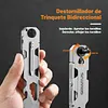 EDC Pry Bar Multitool with Bi-Directional Ratchet Screwdriver & Everlasting Pen, Wrenches, Crowbar and Box Openers Camping Accessories A Versatile Companion