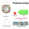 Diamond Painting Acrylic Flower Butterfly 5D Diamond Painting Wreath Clock