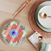 6Pcs/set Diamond Painting Mandala Water Proof Coaster Cup Cushion