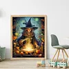 Halloween Witch - 11CT Stamped Cross Stitch 40*50cm/15.75*19.69in