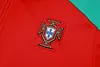 Joyfball 2024/2025 Portugal Half-Pull Training Suit Red Football Shirt