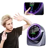 Desk Fan 100-Speed Digital Display Turbo Table Fan with Rechargeable Battery Wall-Mouted Design for Bedroom Home Office Travel