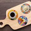 6Pcs/set Diamond Painting Wooden Duck Coaster Cup Cushion With Holder