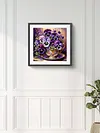 (US Local)Paint By Numbers Kit On Canvas DIY Oil Art Phalaenopsis Picture Decor40x40cm