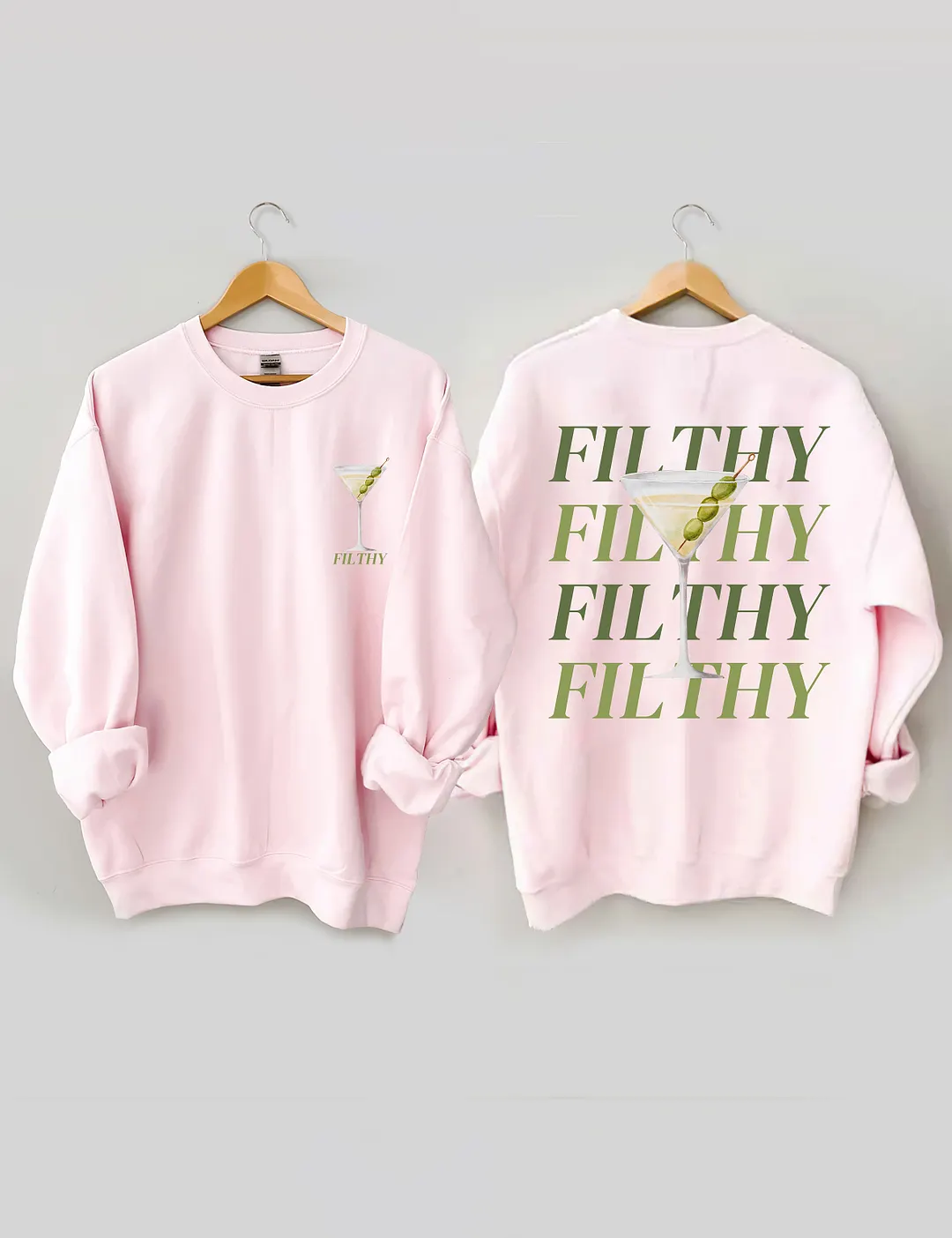 Filthy Martini Aesthetic Sweatshirt