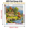Diamond Painting-DIY Full Round Drill Relaxing Village