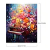 (US Local)Paint By Numbers Kit On Canvas DIY Oil Art Flower Picture Home Wall Decor40x50cm