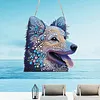 Diamond Painting Acrylic Double-side Dog Pendant Hanging Gem