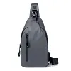 Sac bandouli&egrave;re imperm&eacute;able pour homme avec port de chargement USB