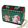 DIY Diamond Art Wooden Diamond Painting Crystal Rhinestone Purse Bag Shoulde Crossbag Kits