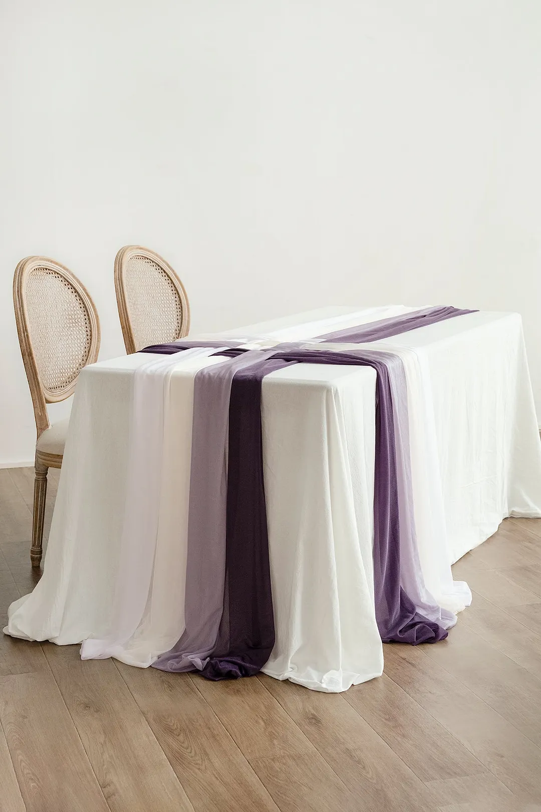 Weave Wedding Table Runner for Reception (Set of 8) - 7 Colors