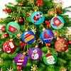 10pcs DIY Diamond Painting Special Shape Christmas Tree Pendants Decoration