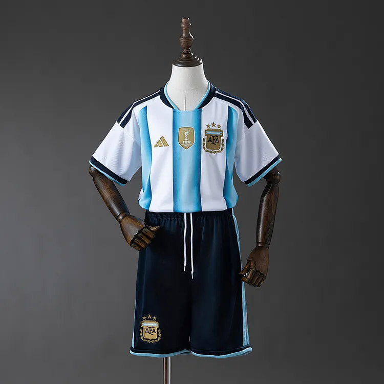 Kids Argentina 2026 World Cup home jersey