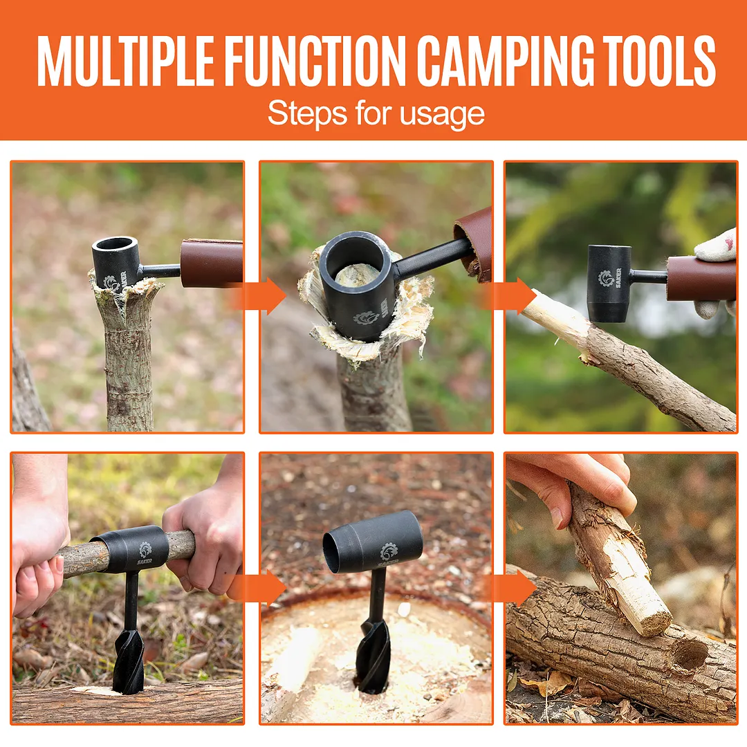 SAKER&reg; Upgrade Bushcraft Hand Auger Wrench