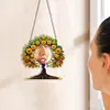 (US Local) DIY Tree Of Life Dream Catcher Hanging Mirror Diamond Art Kits for Wall
