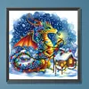 Diamond Painting-DIY Crystal Rhinestone Neon Dragon