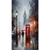 (Stamped/Counted) Streets Of London-11CT/14CT Cross Stitch 40*70cm(Big Size)