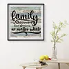 Family - Full Round Diamond Painting  30x30cm