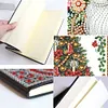 (US Local)Christmas Tree Special Shaped Diamond Painting Journal Notebook for Adults