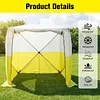 [US Local Warehouse] Pop Up Work Tent Waterproof Shade Canopy Tent 70.86x70.86x78.74in UV Resistant Emergency Shelter with Carrying Bag for Construction Site Outdoor Workshop Warehouse