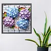 Flowers Wall-Paint By Numbers Acrylic Painting 40*40CM
