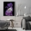 11CT Witch Cat - Stamped Cross Stitch Kits