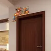 (US Local)Witch Diamond Art Door Right Angle Sign for Indoor Outdoor Wall Decoration