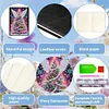 (US Local)50-Page A5 Christmas Tree Diamond Painting Notebook for Adult Holiday Gift