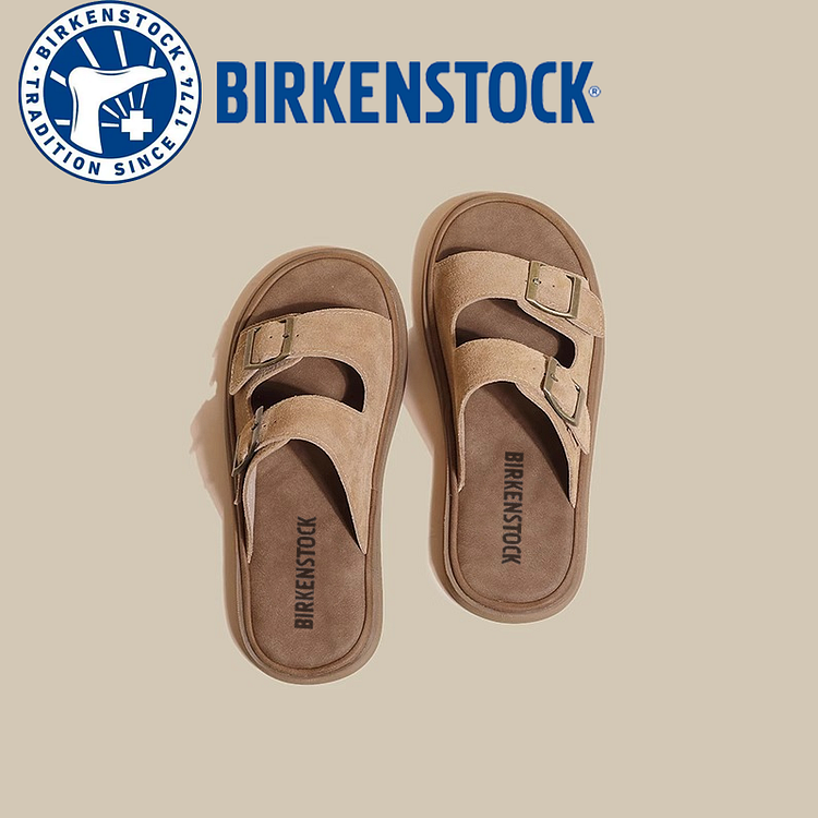 BIRKENSTOCK &Uacute;j, k&eacute;zzel varrott női borj&uacute;bőr szand&aacute;l