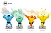 Muscle Show Series Pikachu, Charmander, Squirtle & Bulbasaur - Pokemon Resin Statue - GO Studios [In Stock]