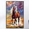 Diamond Painting -DIY Full Round Drill Horse(40*60CM)