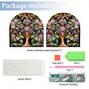 Acrylic Tree Of Life Diamond Painting Paper Towel Napkin Holder for Art Crafts