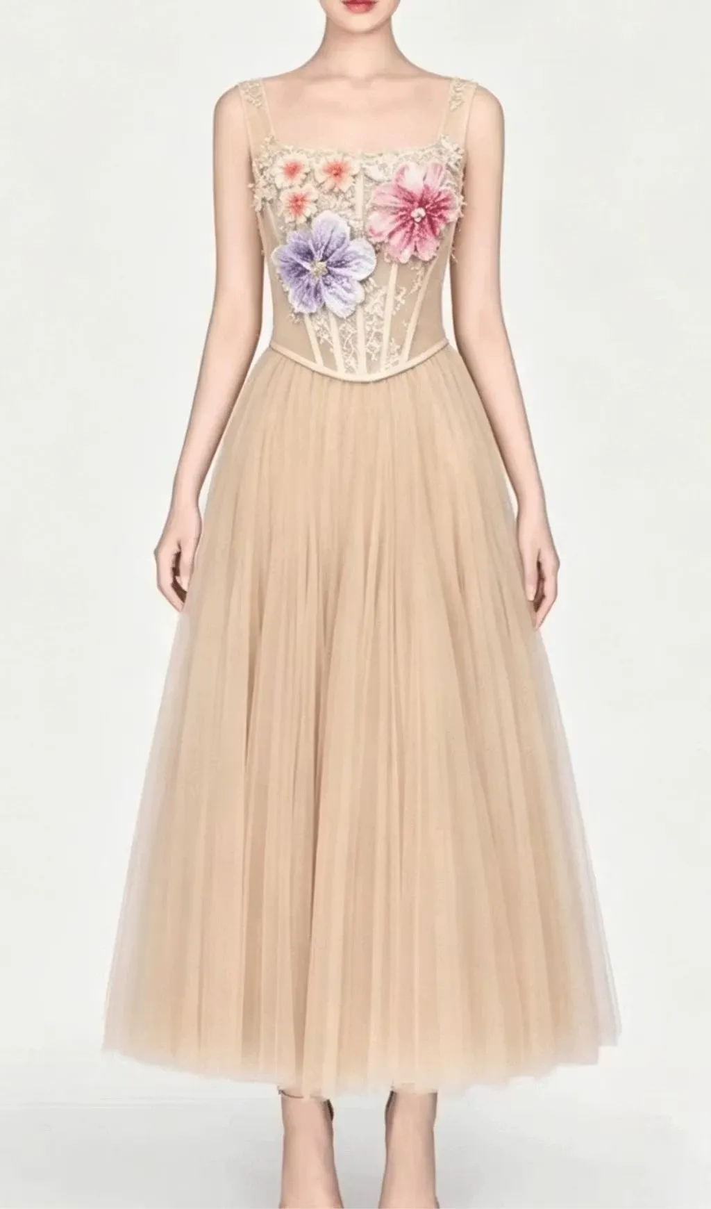 blossomandbloomgarden.com garden party formal dresses Sheath Wedding Guest Dresses Floral Dress Semi Formal Garden Party Flo Koutun Dress