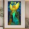 （Big Size)Greek Angel Girl Glass Painting-Paint by Numbers Acrylic Painting 40*70CM