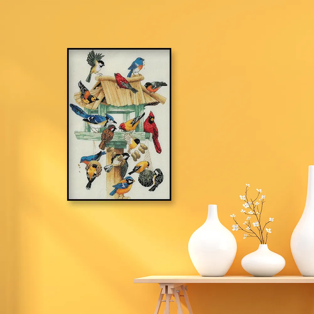 11ct 3-Strand Stampted Cross Stitch - Bird(30*40cm)