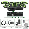 Electric Drum Set,7 Drum Practice Pad, Portable Electronic Drum Pad with Drum Sticks Foot Pedals for Kids Beginners Xmas Birthday Gift for Kids