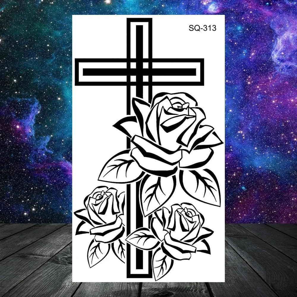 3D Universe Planet Temporary Tattoos For Women Adult Kids Girl Lotus Moon Outer Space Fake Tattoo Neck Arm Hands Small Tatoos