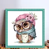 Owl - 18CT Stamped Cross Stitch 20*20cm/7.87*7.87in