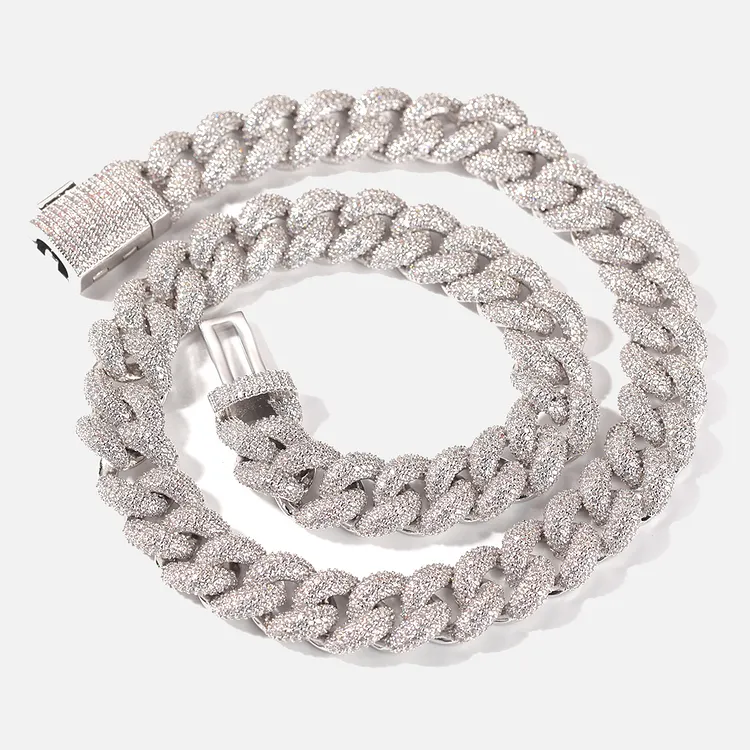 Iced Out Cuban Chains 14MM Hip Hop Bling Bling