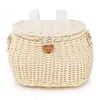 Bike Front Basket Backpack with Lid Cycling Handlebar Basket Bicycle Accessories