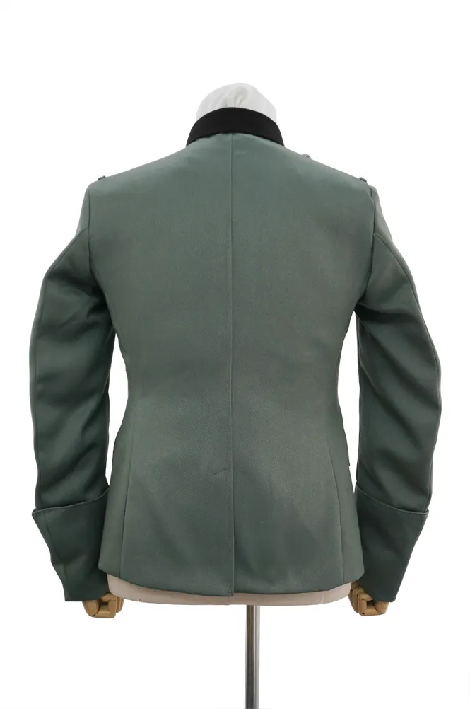  Elite German M1936 Officer Gabardine Black Collar Service Tunic Jacket German-Uniform
