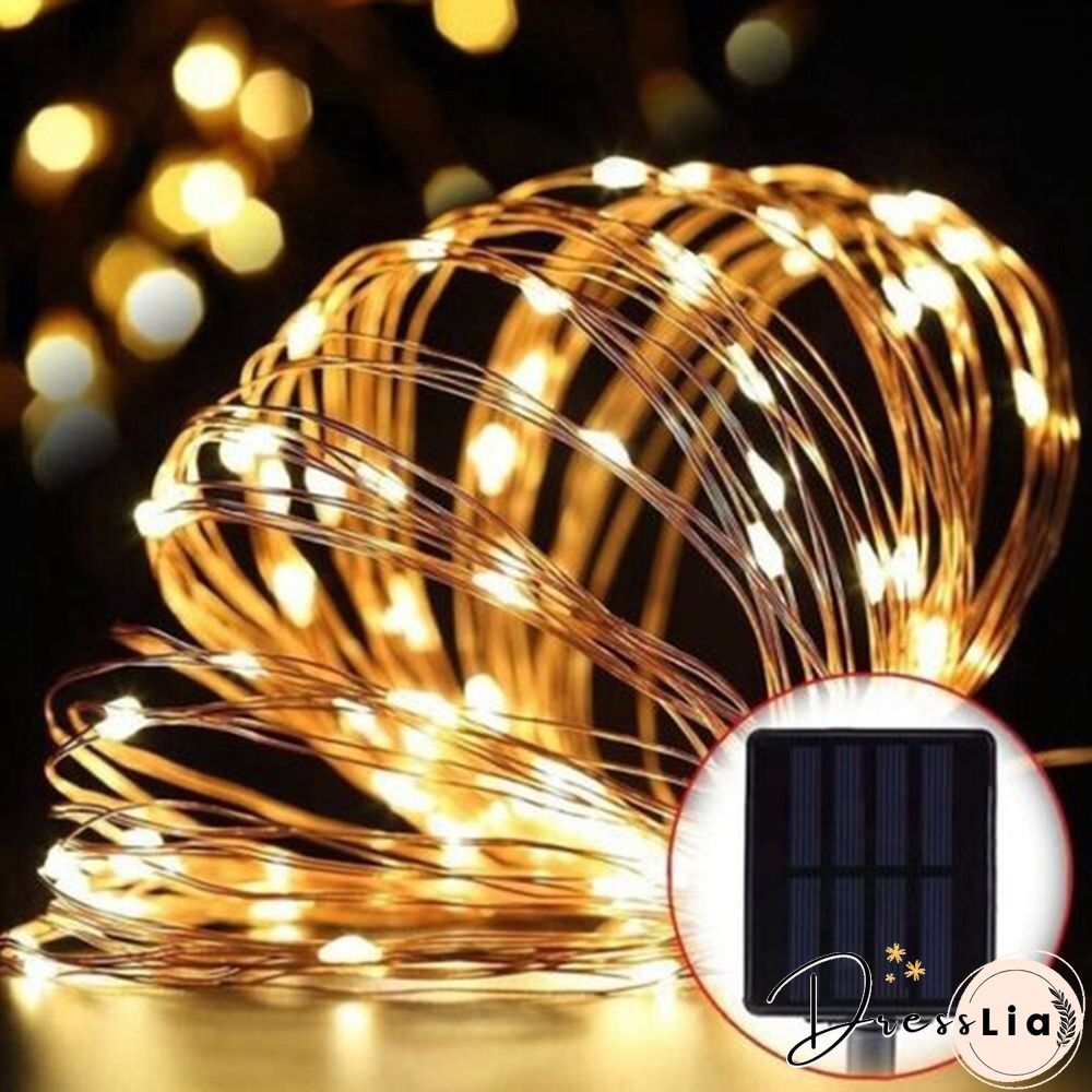 Solar String Fairy Lights 30M 300Led / 5M 50 Led Waterproof Outdoor Garland Solar Power Lamp Christmas For Garden Home Decoration