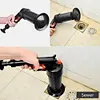 [US Local Warehouse] Pneumatic Pipe Plungers High Pressure Manual Sink Plunger for Bathroom (Black)