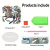 5D DIY Special Shape Diamond Painting Desk Ornament Horse Decor Kit